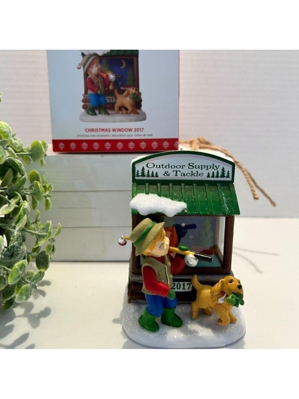 2017 Hallmark Keepsake “Christmas window” Ornament 15th in series